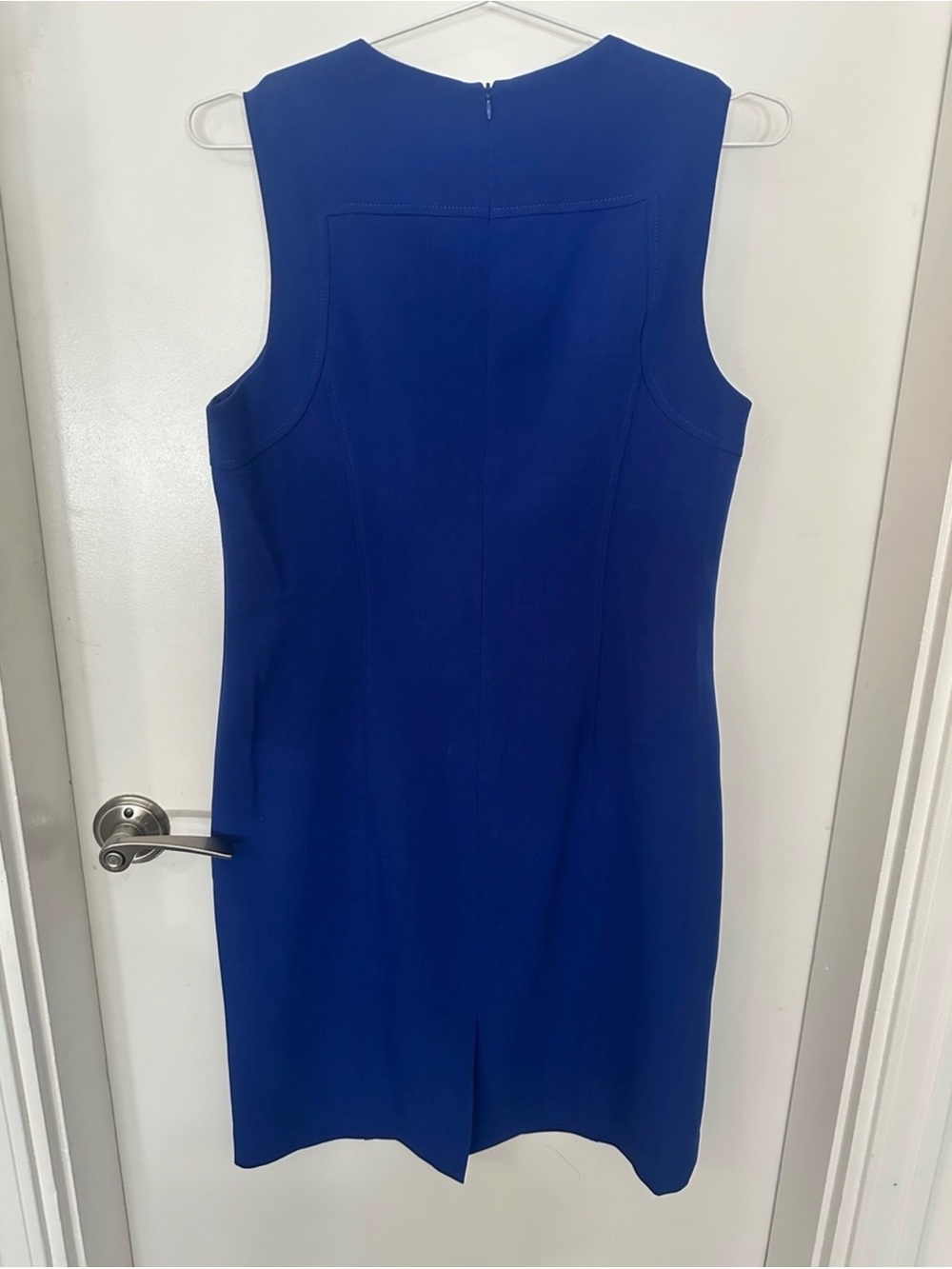 NWT Anne Klein Royal Sapphire Sheath Dress Size 12 Executive Collection - Picture 2 of 6